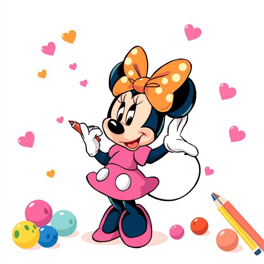 Como Desenhar a Minnie Mouse Como Desenhar a Minnie Mouse