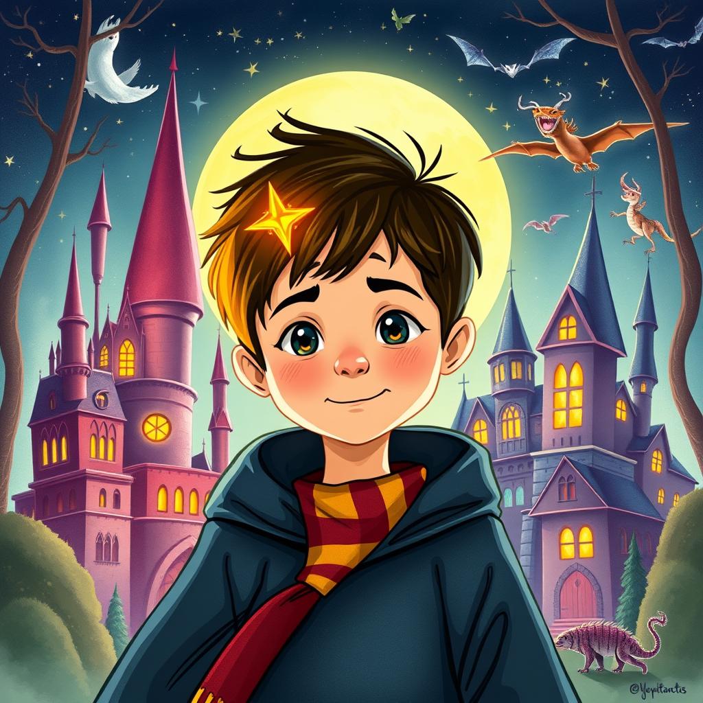 Qual É a Minha Casa em Hogwarts? (Edição para Crianças)