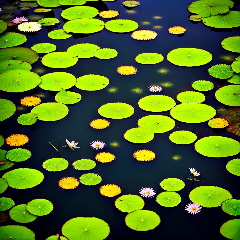 Fotos lago lotus folhagem sonhos
