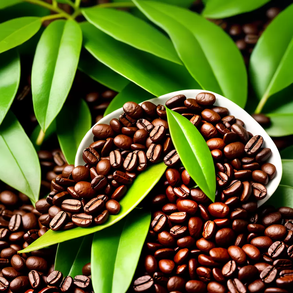 Fotos cafe folhas graos mao bebida Fotos cafe folhas graos mao bebida