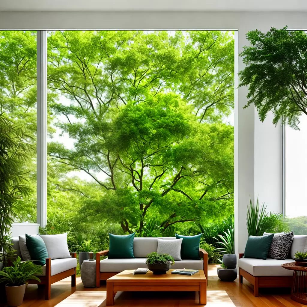 Fotos canto tranquilo sala plantas ceramica