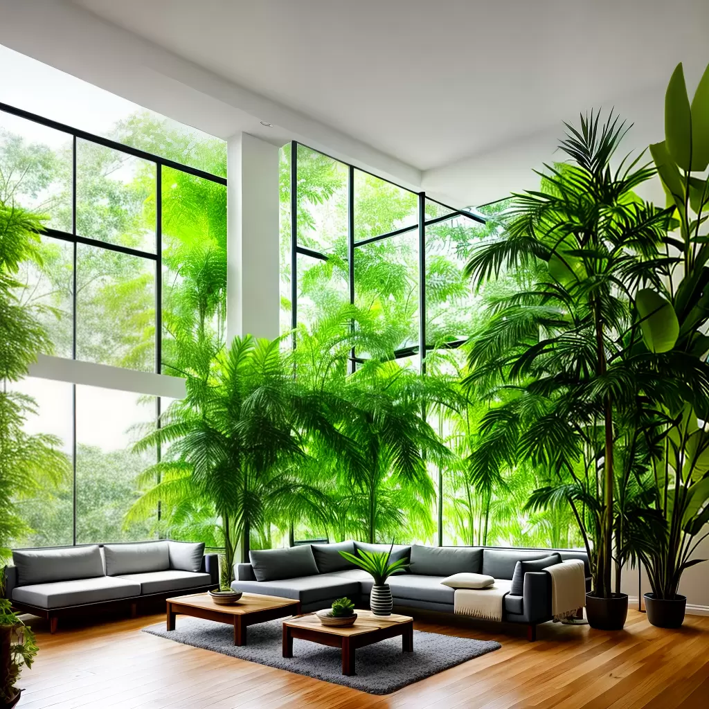 Fotos sala verde plantas luz sol