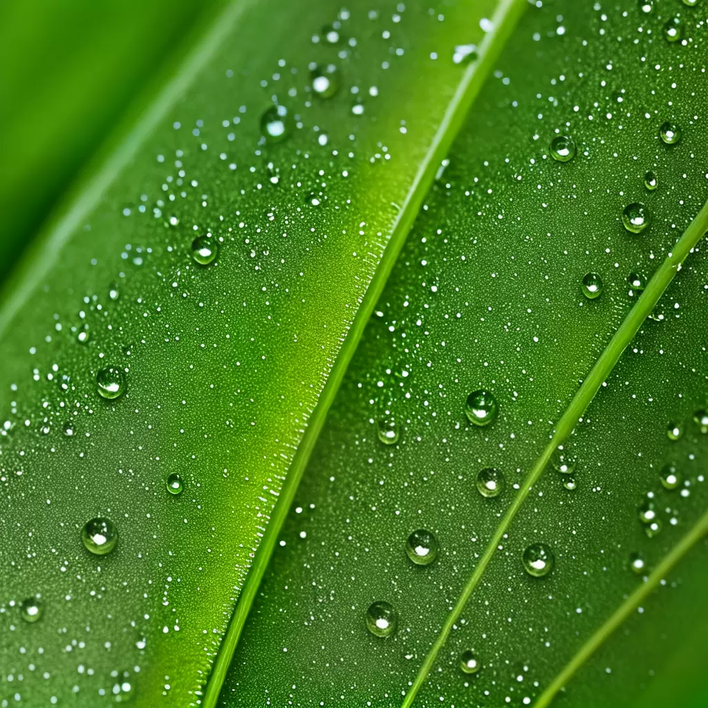 Fotos planta verde orvalho cosmeticos