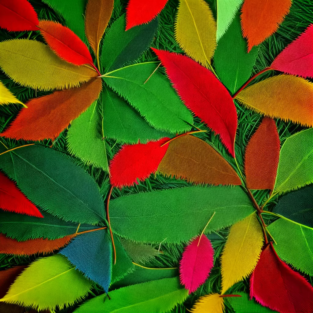 Fotos folha tecido fibras cores