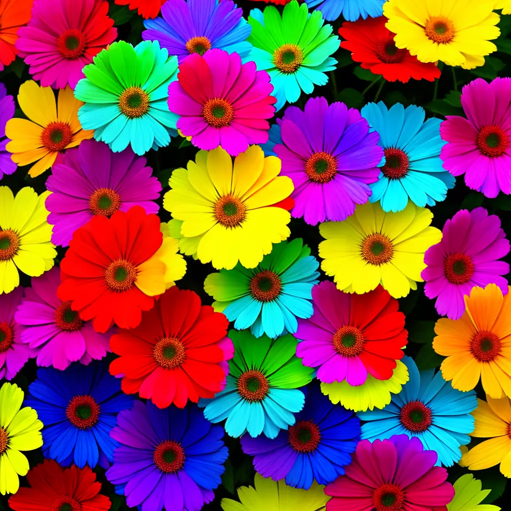 Fotos buque arco iris petalas vivas