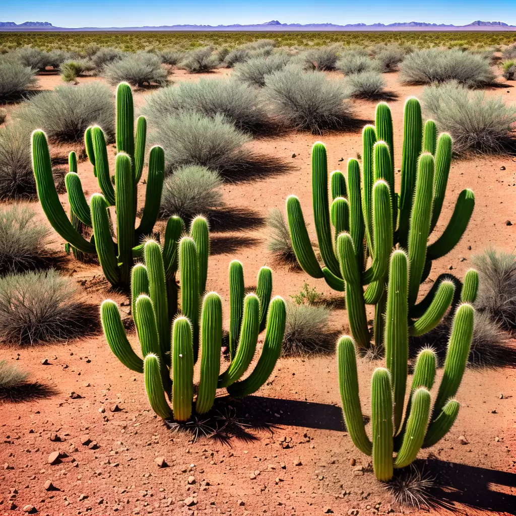 Fotos cacto solitario deserto adaptacao