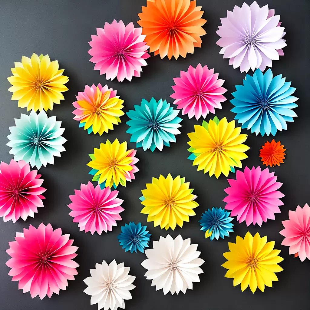 Fotos flores papel coloridas eco vase Fotos flores papel coloridas eco vase
