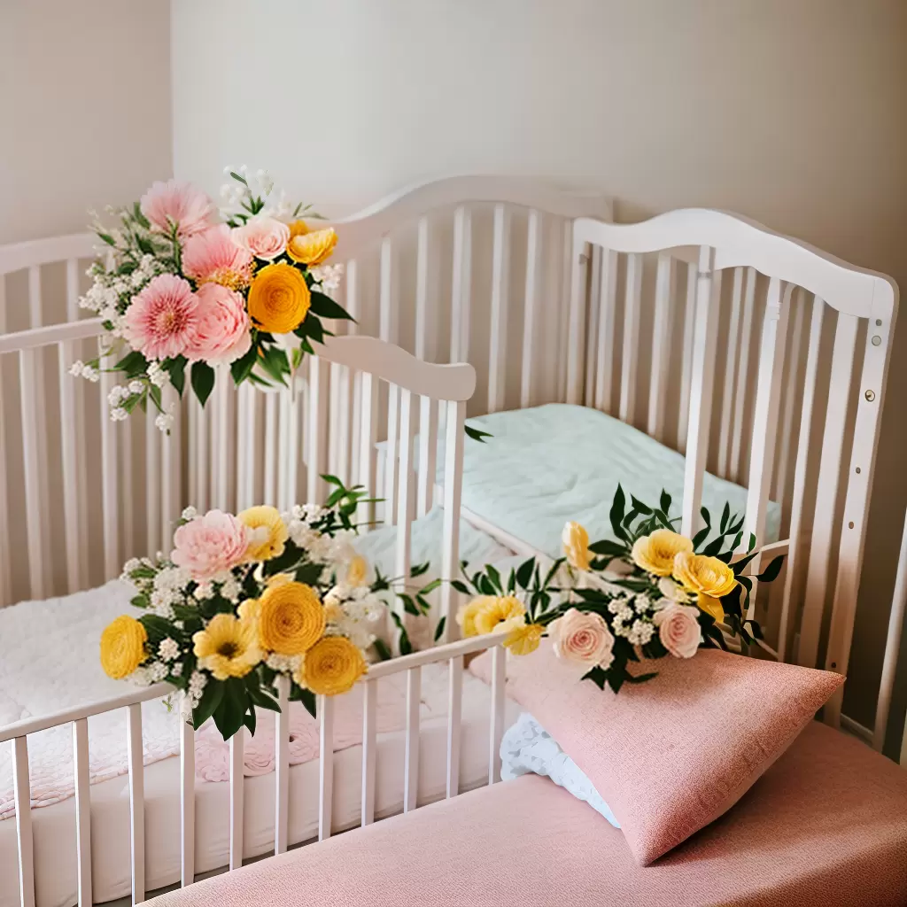 Fotos flores pastel quarto bebe soninho