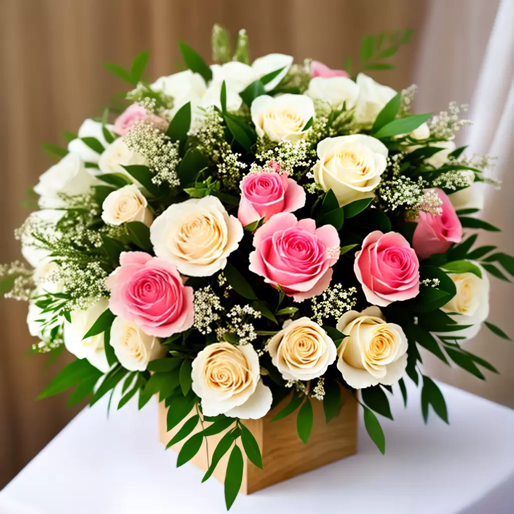 Fotos buque organico rosa branco casamento praia