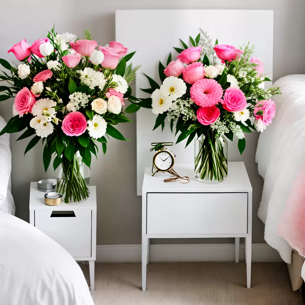 Fotos flores quarto romantico casal