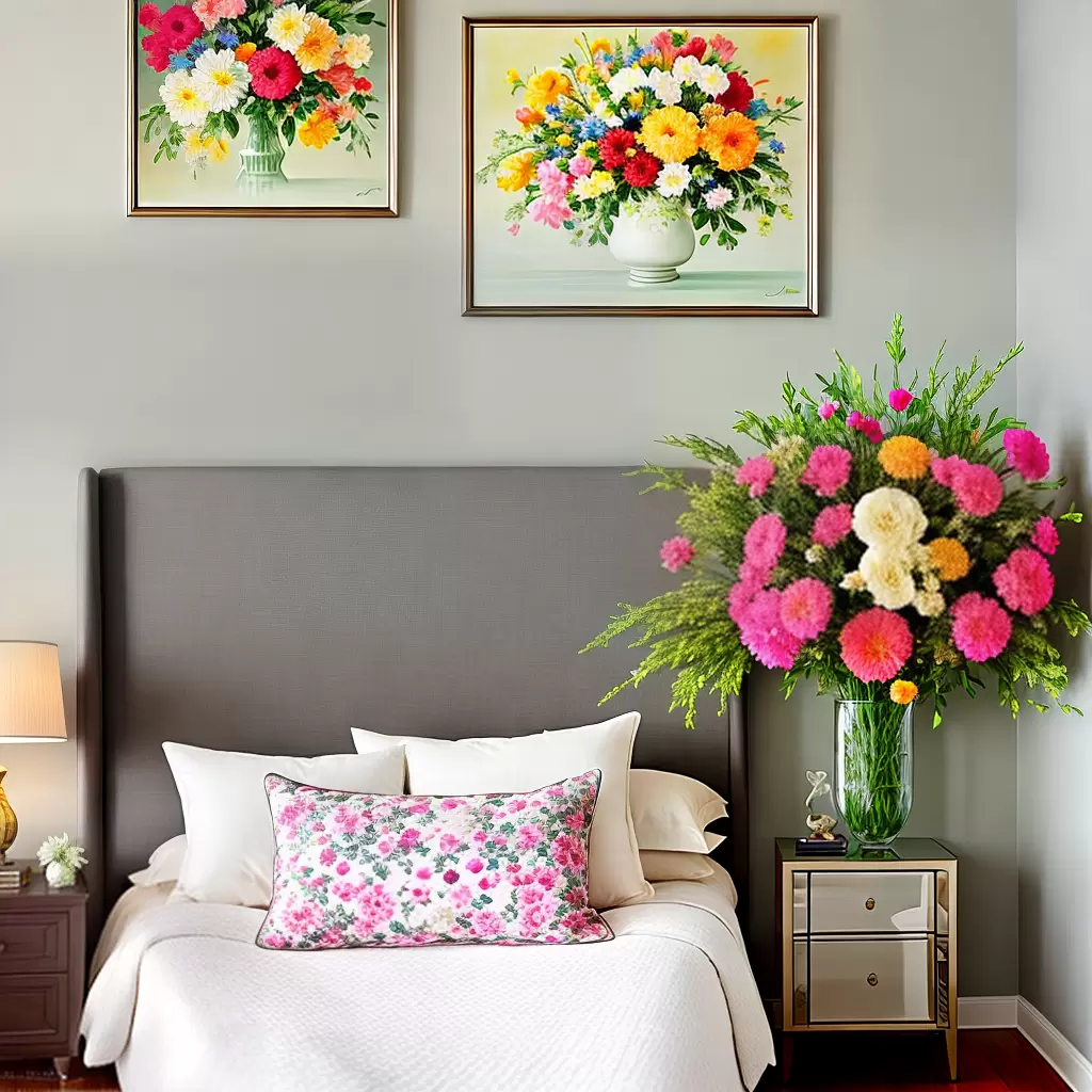 Fotos flores quarto decoracao romantismo