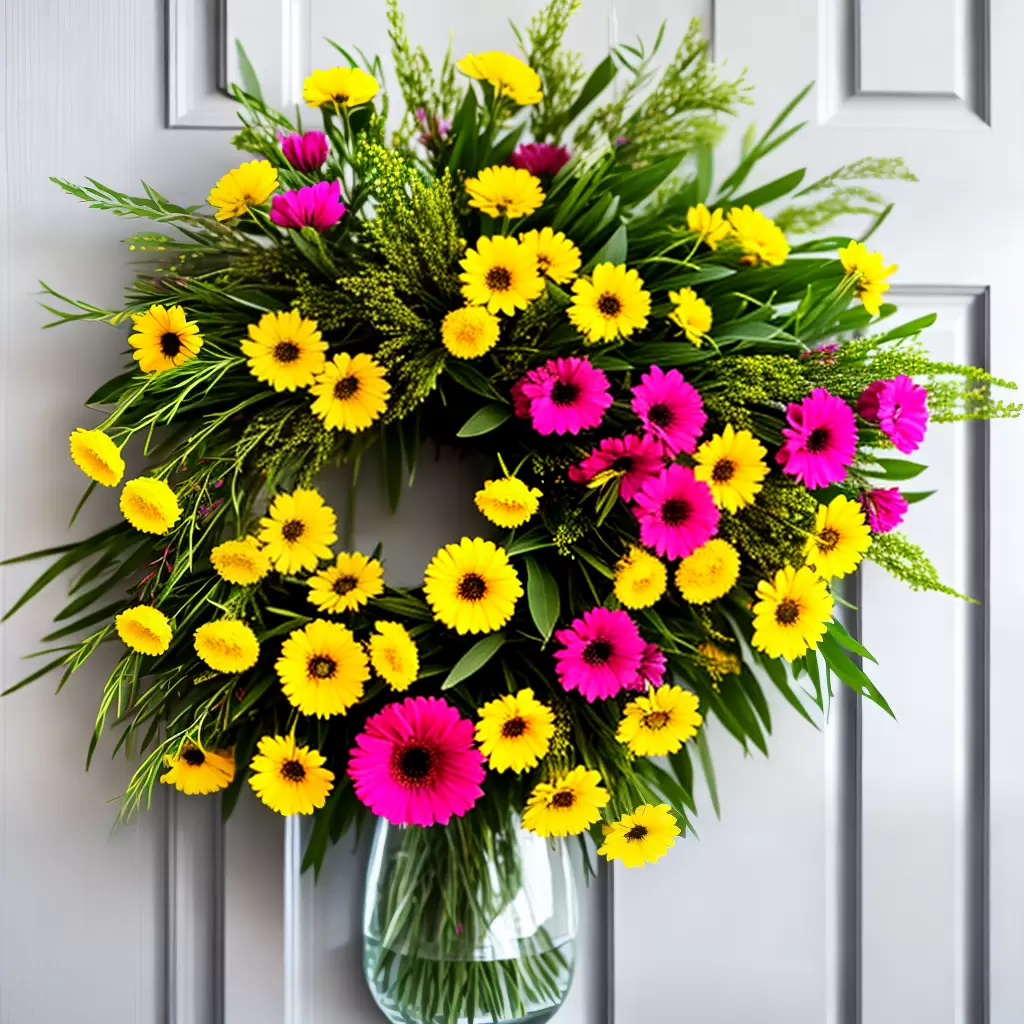 Fotos flores vaso porta casa entrada