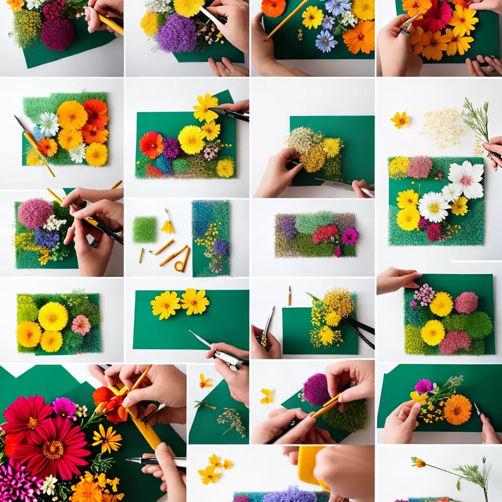 Fotos painel flores diy quarto