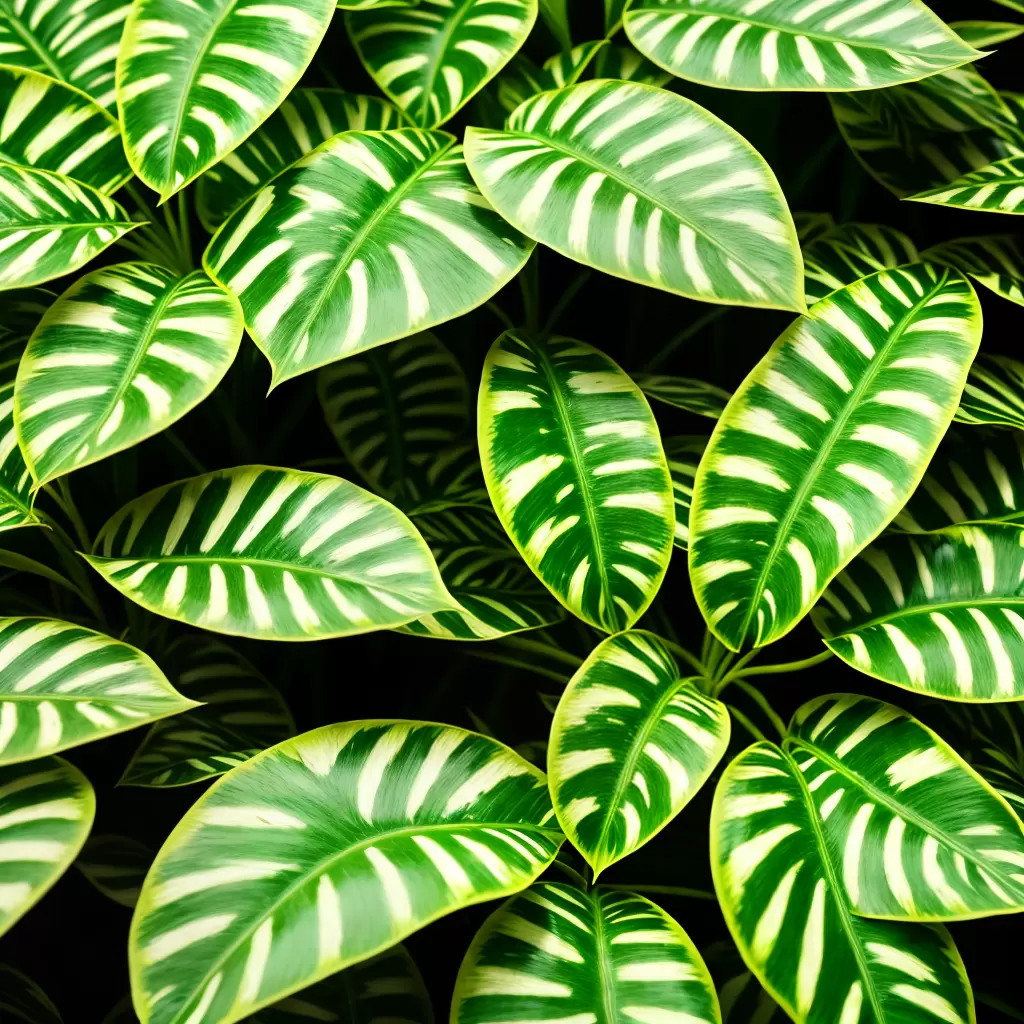 Fotos planta zebra folhas brancas fundo neutro Fotos planta zebra folhas brancas fundo neutro
