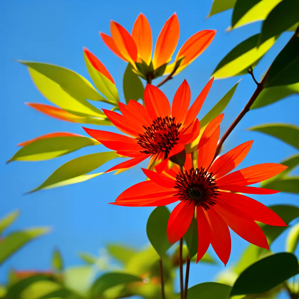 Fotos lanterna japonesa flor laranja ceu