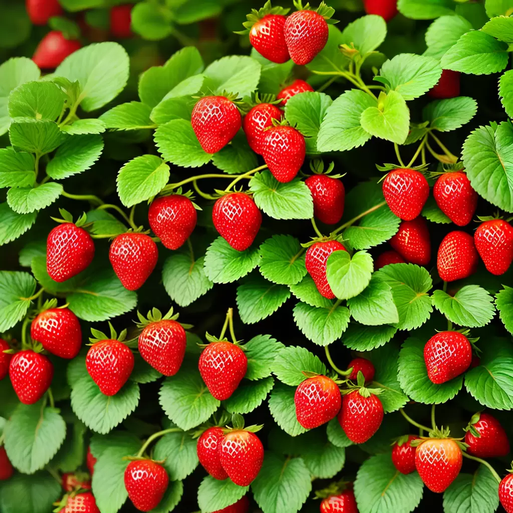 Fotos estufa morango luz frutas plantas