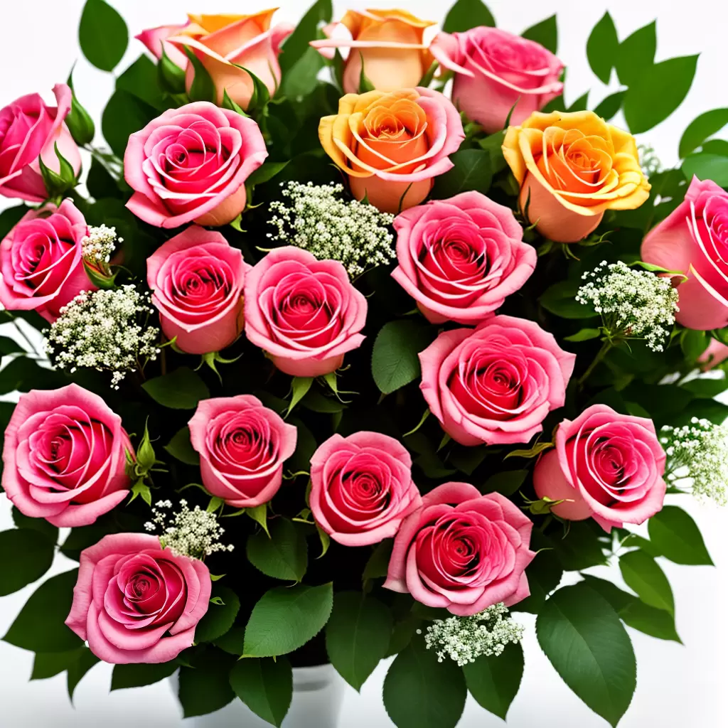 Fotos buque rosas cores neutro folhas Fotos buque rosas cores neutro folhas