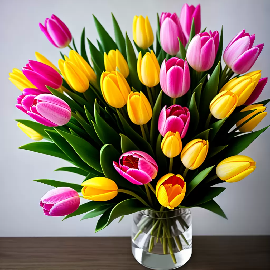Fotos buque tulipas primavera cores vidro Fotos buque tulipas primavera cores vidro