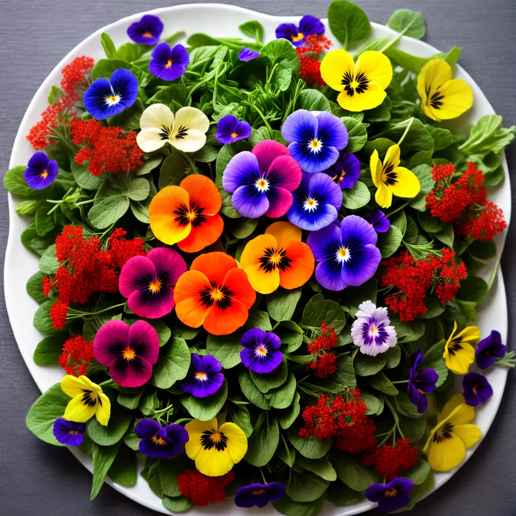Fotos comida flores comestiveis salada colorida Fotos comida flores comestiveis salada colorida