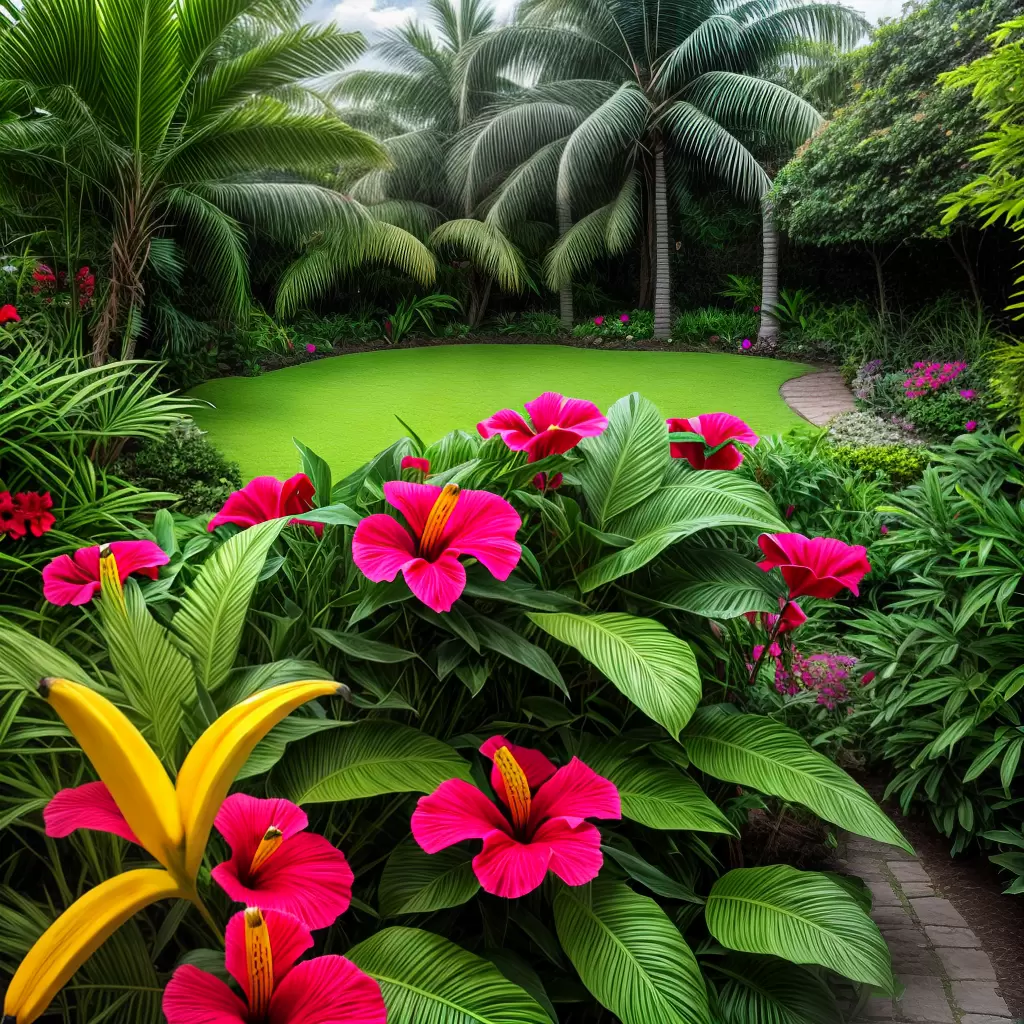 Fotos jardim exotico tropical passaros folhagens Fotos jardim exotico tropical passaros folhagens