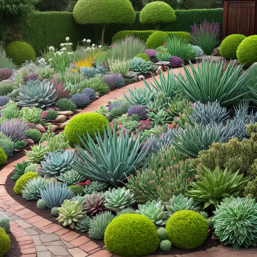 Fotos jardim suculentas cactos