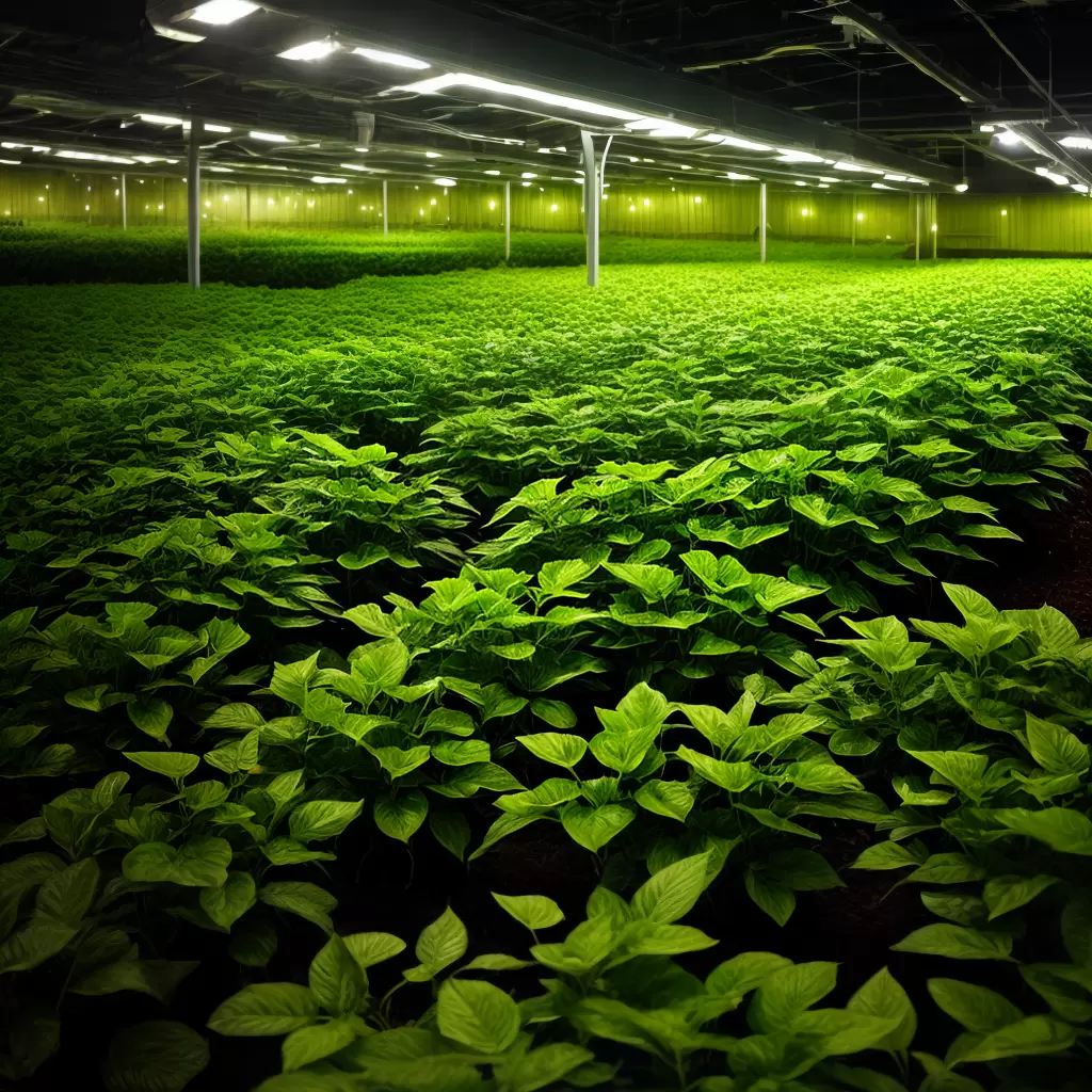 Fotos hidroponia led plantas crescimento