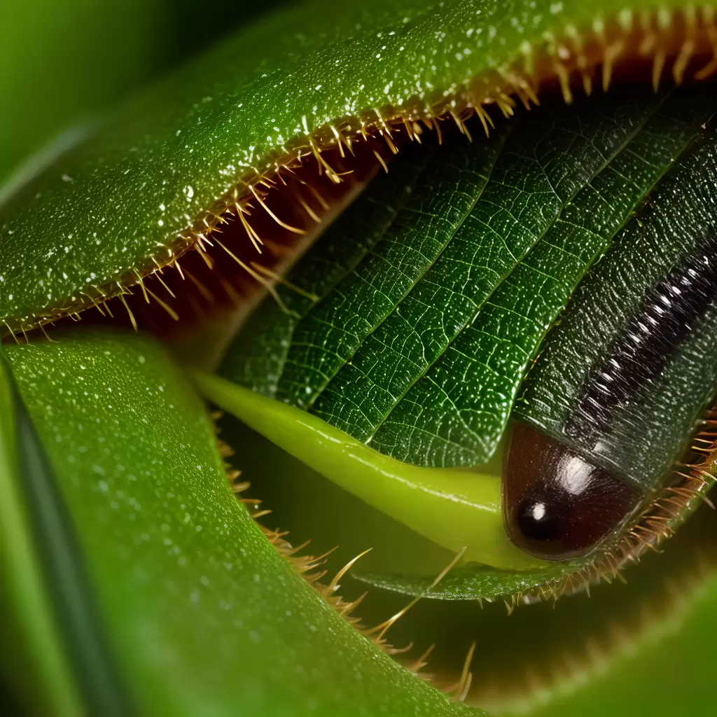 Fotos armadilha venus aberta folhas verdes