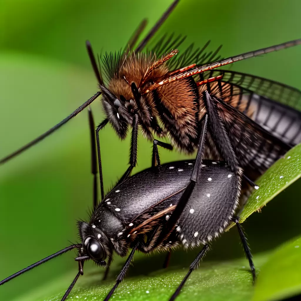 Fotos mosquito folha proboscide jardim 3