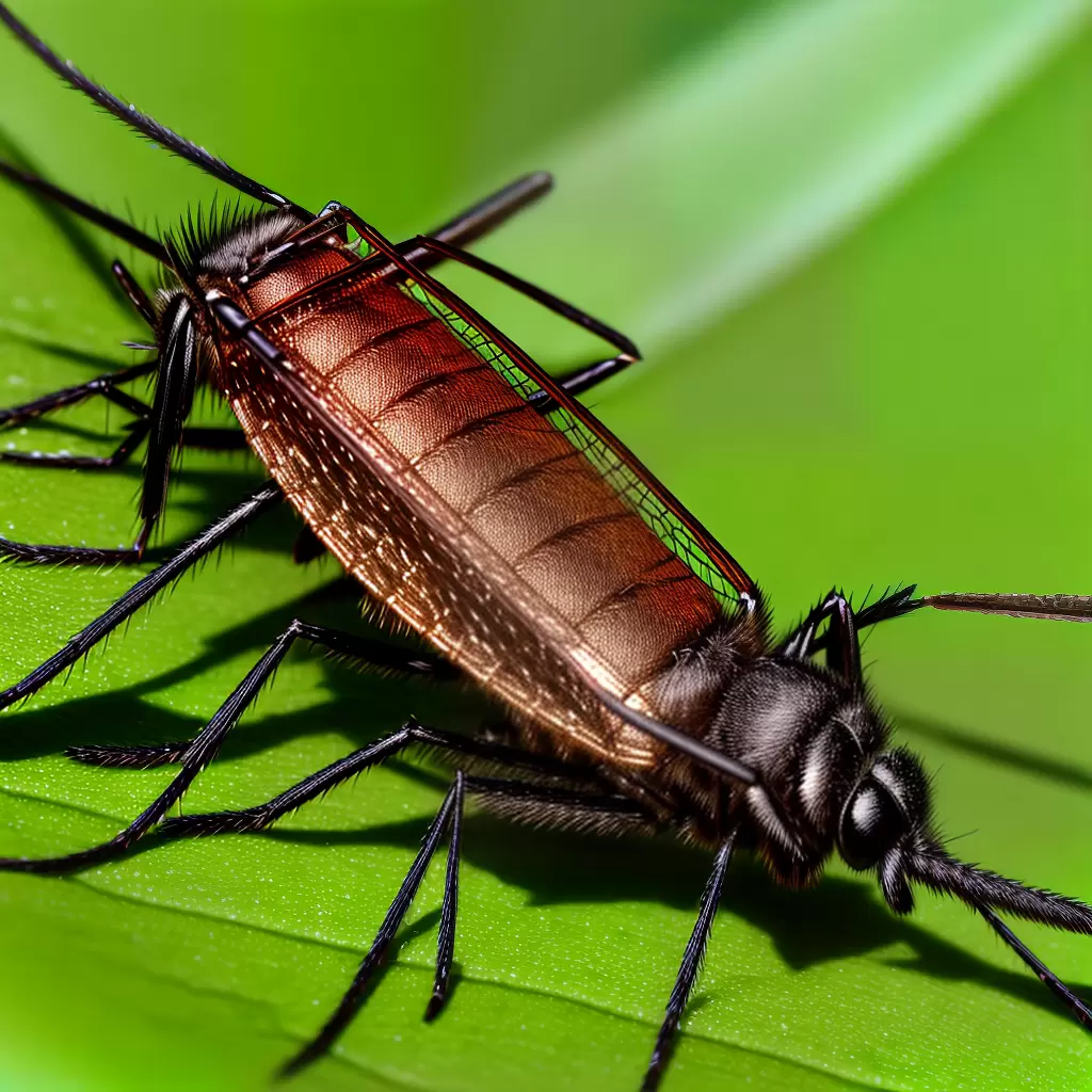 Fotos mosquito perna asa folha