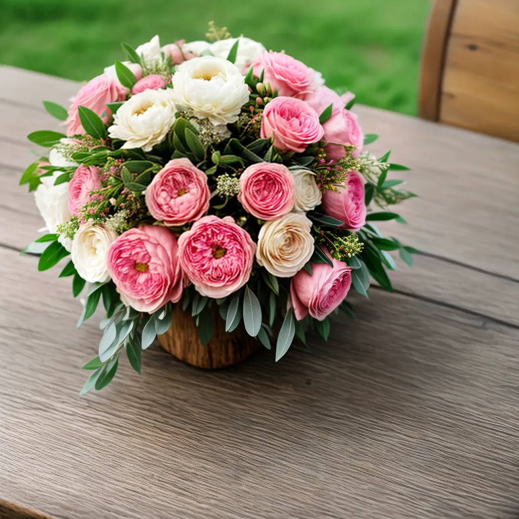 bouquet rosa branco madeira casamento bouquet rosa branco madeira casamento