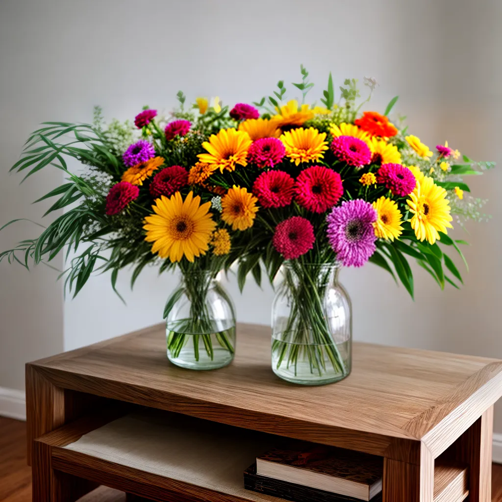 bouquet flores cores vibrantes sala estar bouquet flores cores vibrantes sala estar