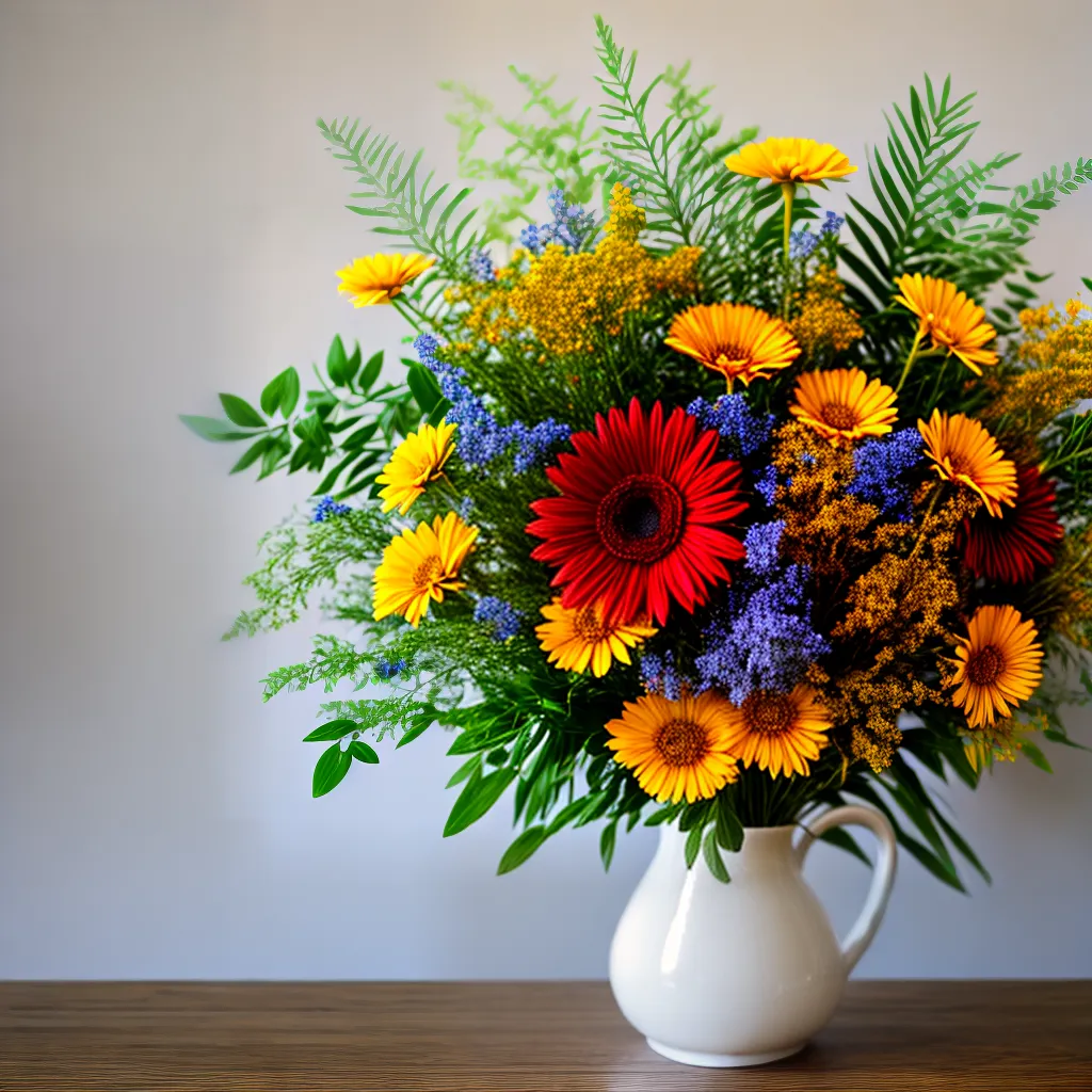 buque flores secas cores quente jardim buque flores secas cores quente jardim