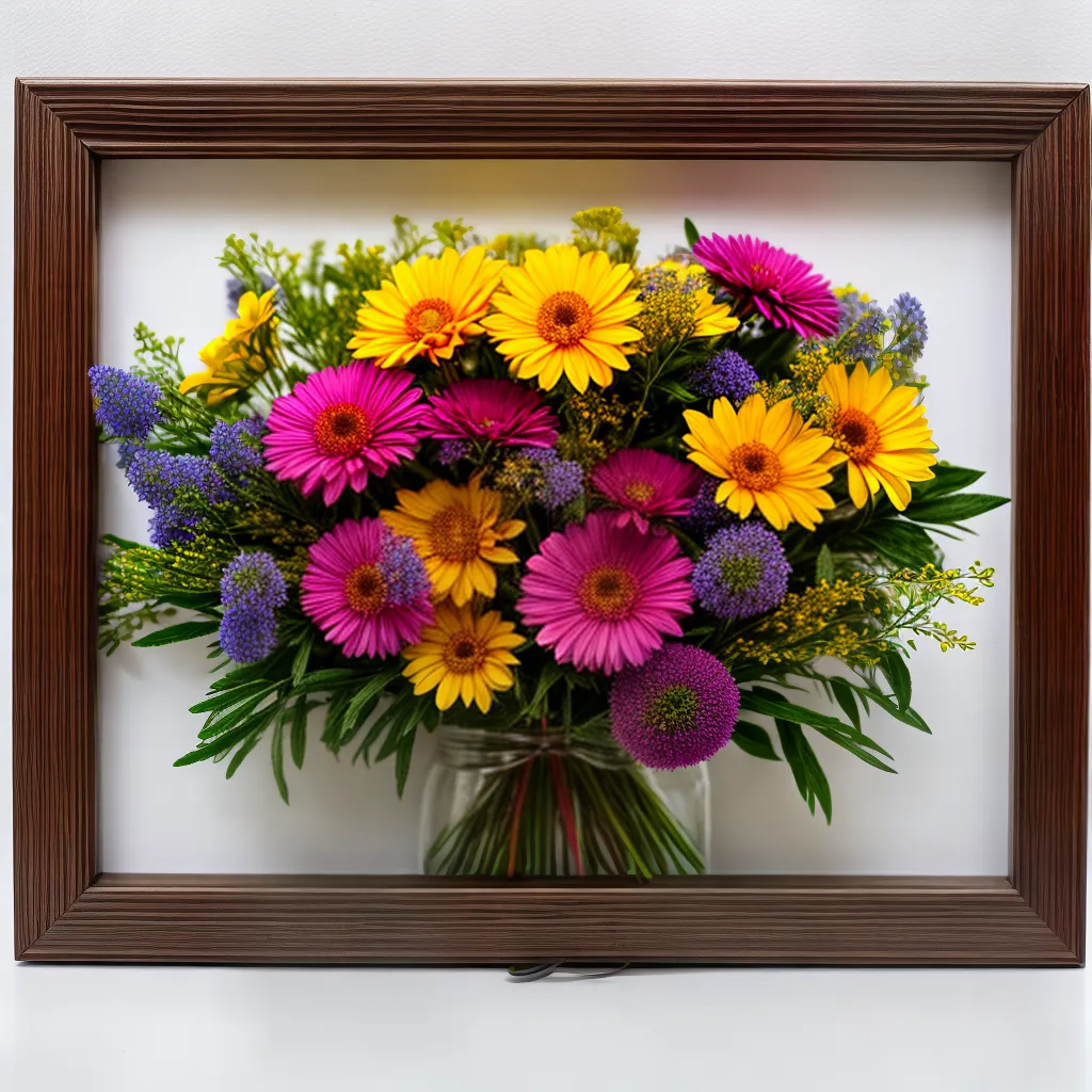 quadro flores cores vivas madeira quadro flores cores vivas madeira