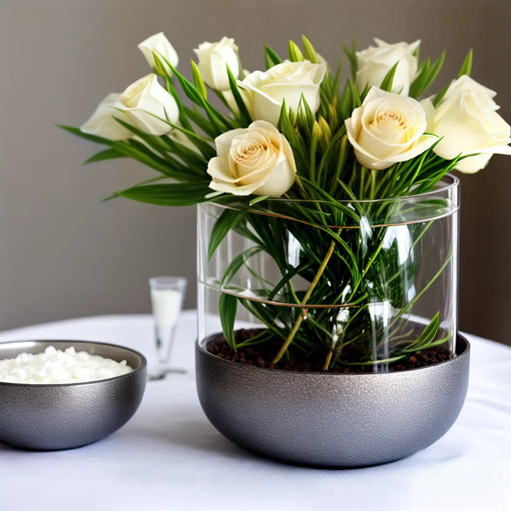 flores liofilizadas vaso moderno