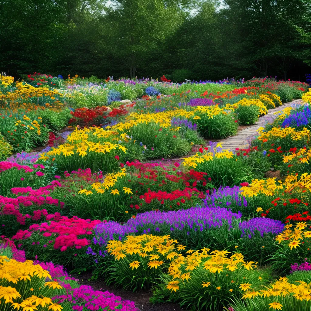 jardim perene flores coloridas guia