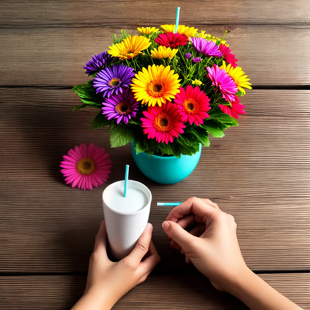 buque flores bioplastico eco friendly
