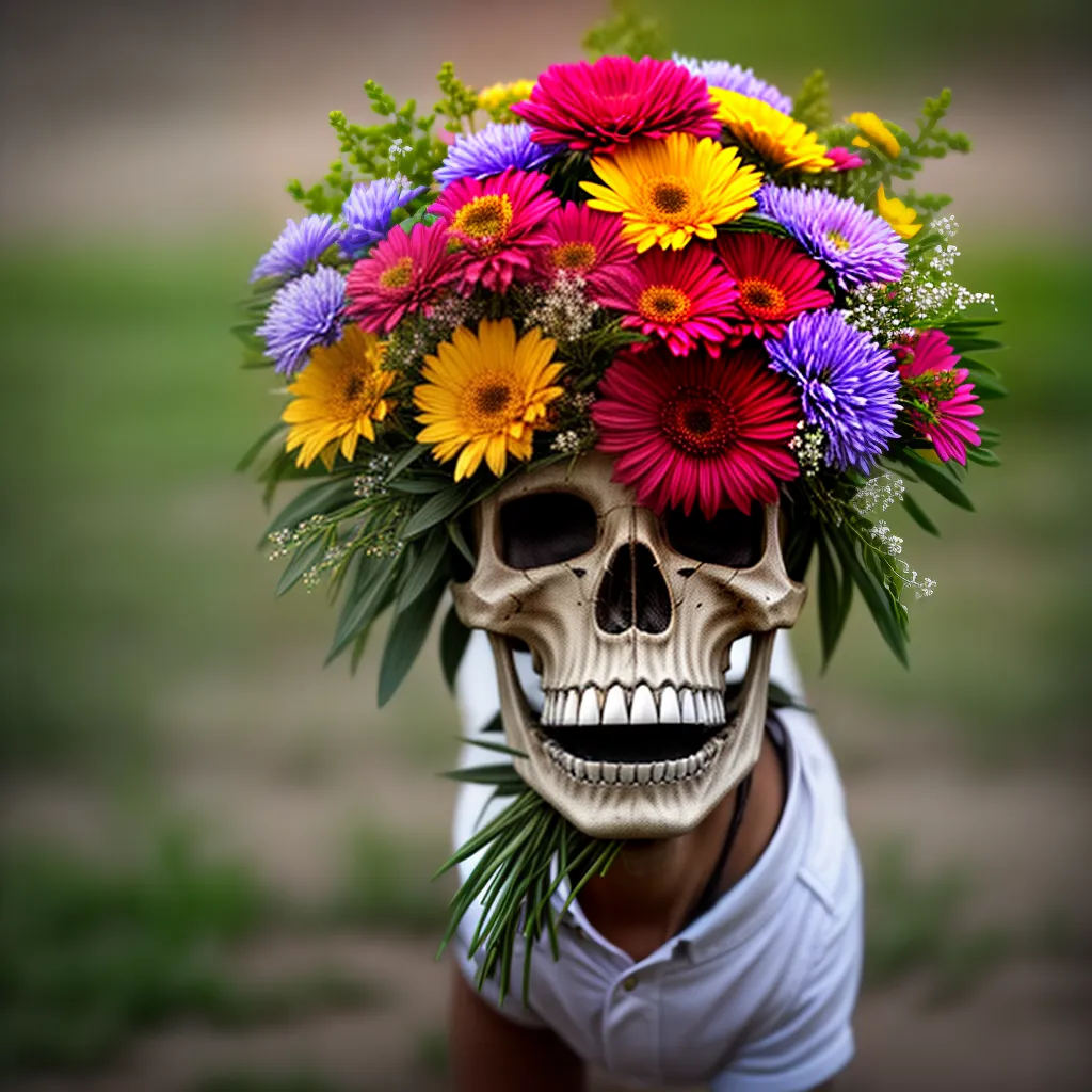 bouquet perigo cranio flores bouquet perigo cranio flores