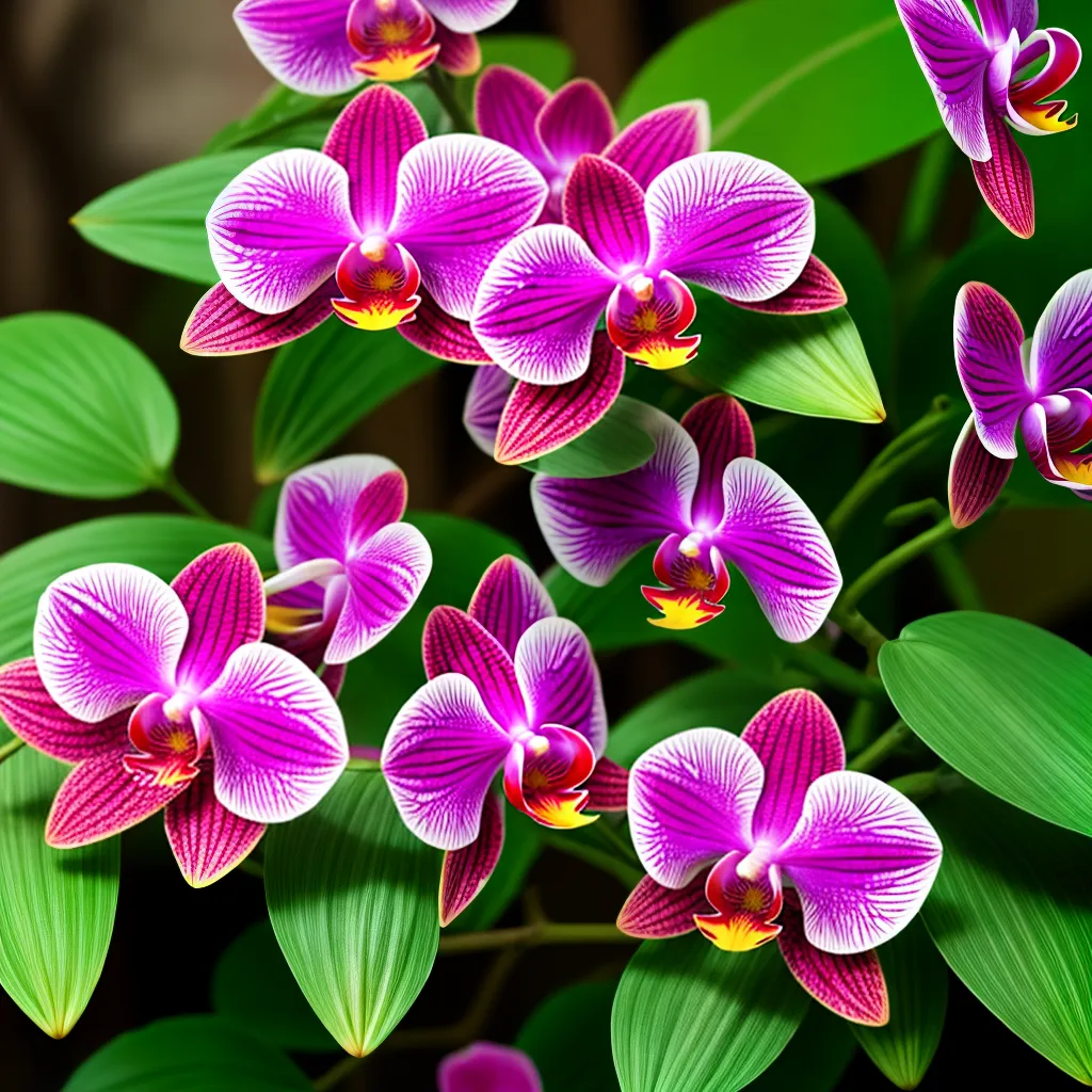 orquidea exotica cores padroes