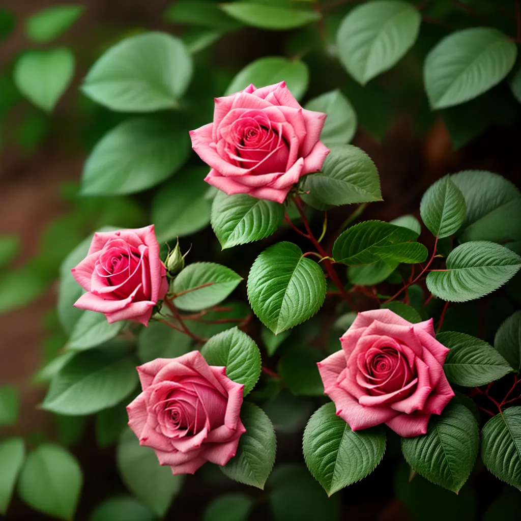 rosa pink detalhes foco folhagem rosa pink detalhes foco folhagem