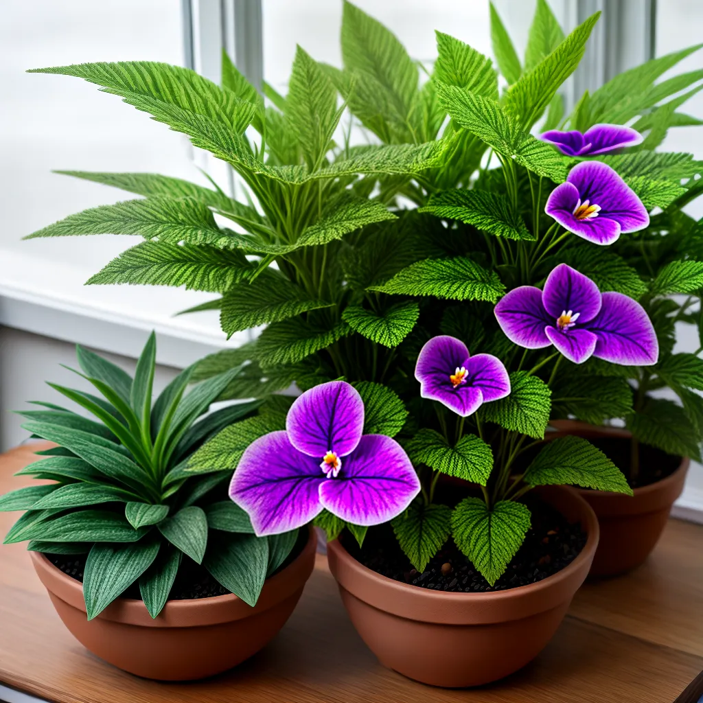 violeta africana janela sombra plantas