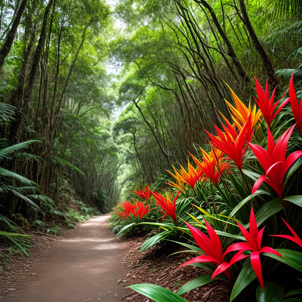 floresta brasileira flores nativas biodiversidade