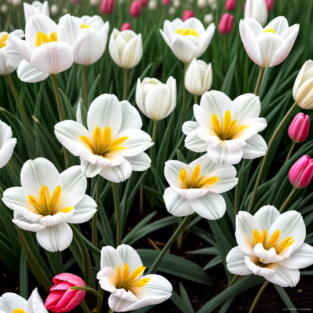 tulipa bulbo cultivo jardim