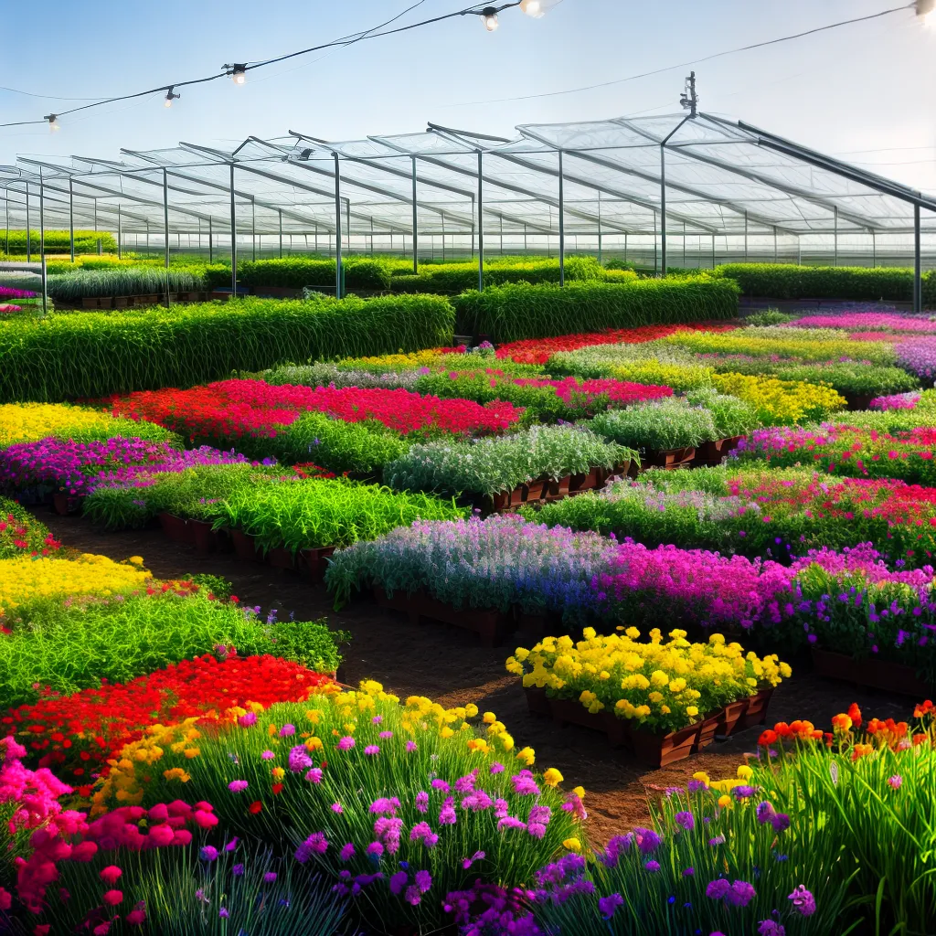 estufa plantas produtividade sol