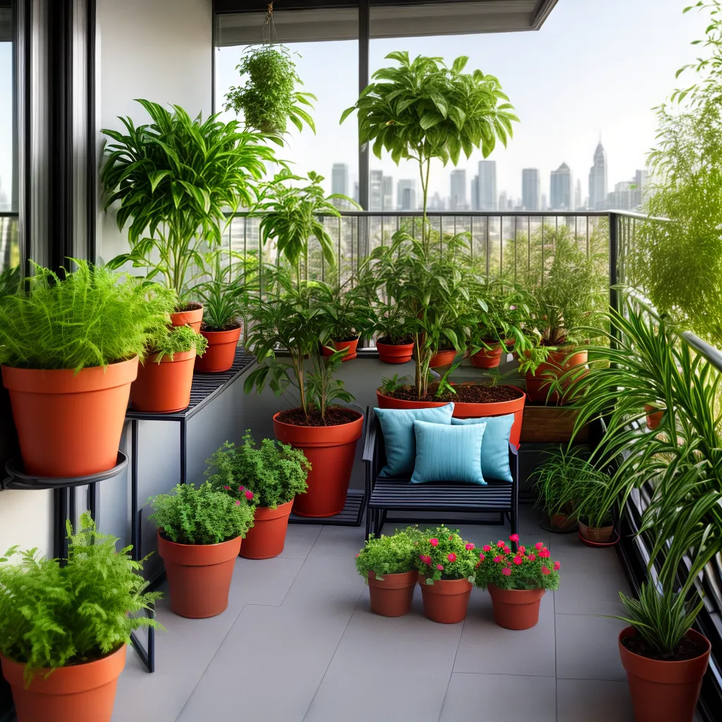 horta urbana varanda paisagem