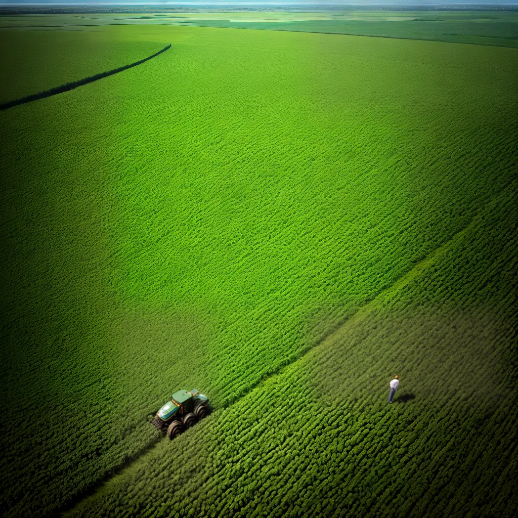 campo verde agricultor solo saudavel