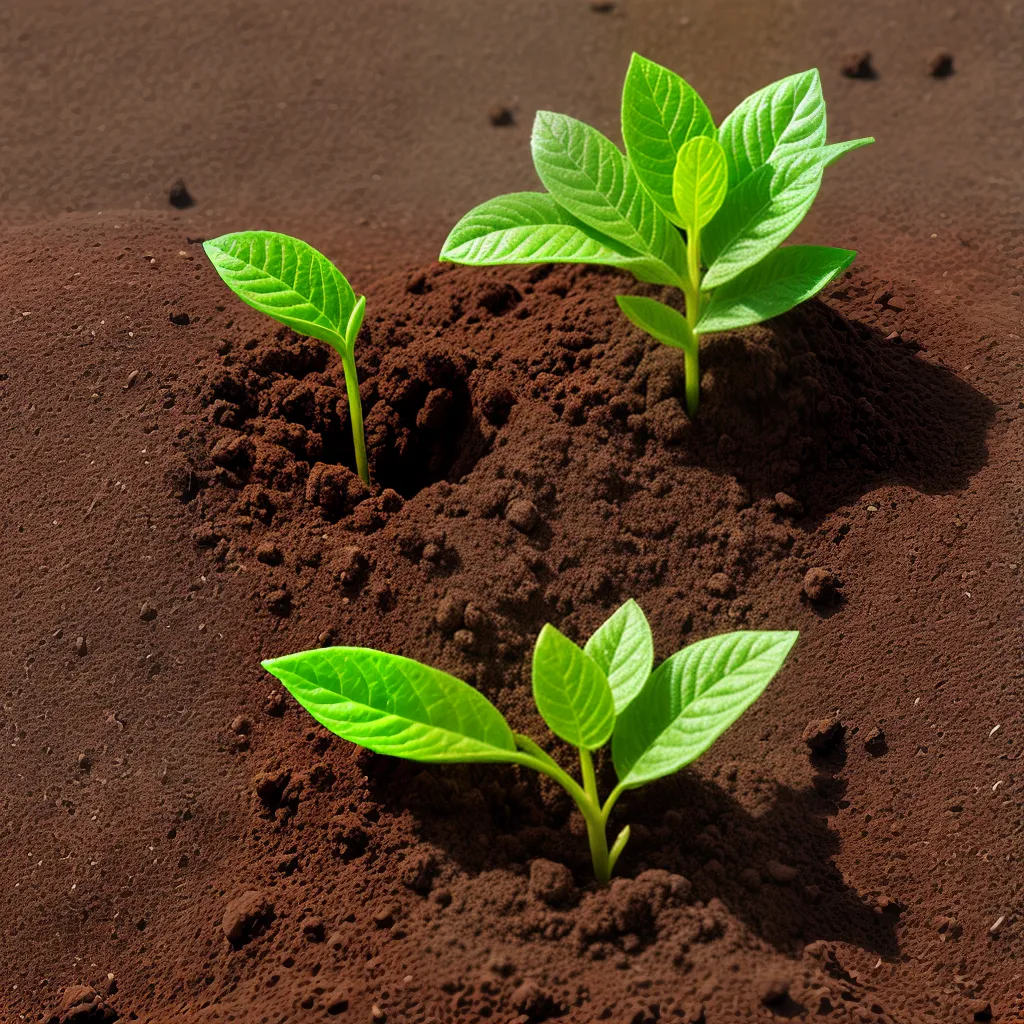 muda folhas sol germinar plantar