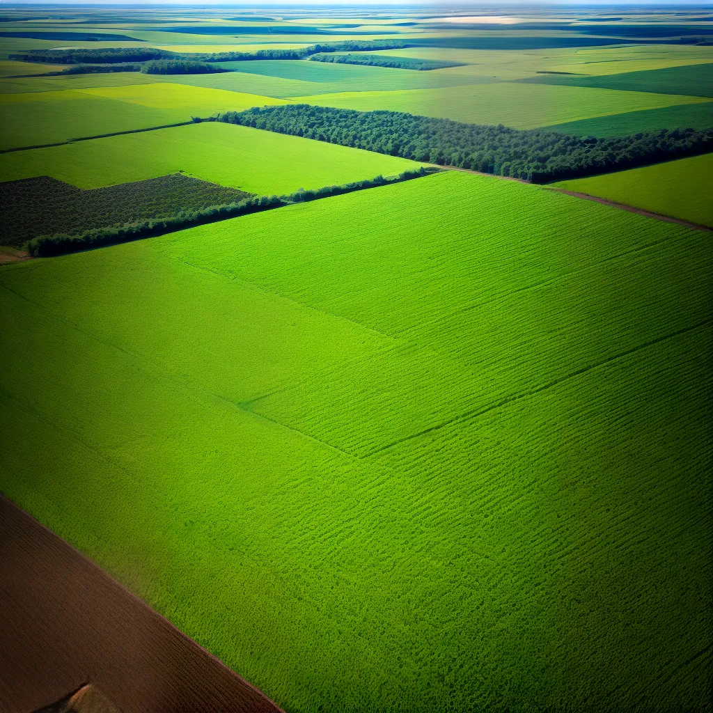 campo verde agricultura sustentabilidade