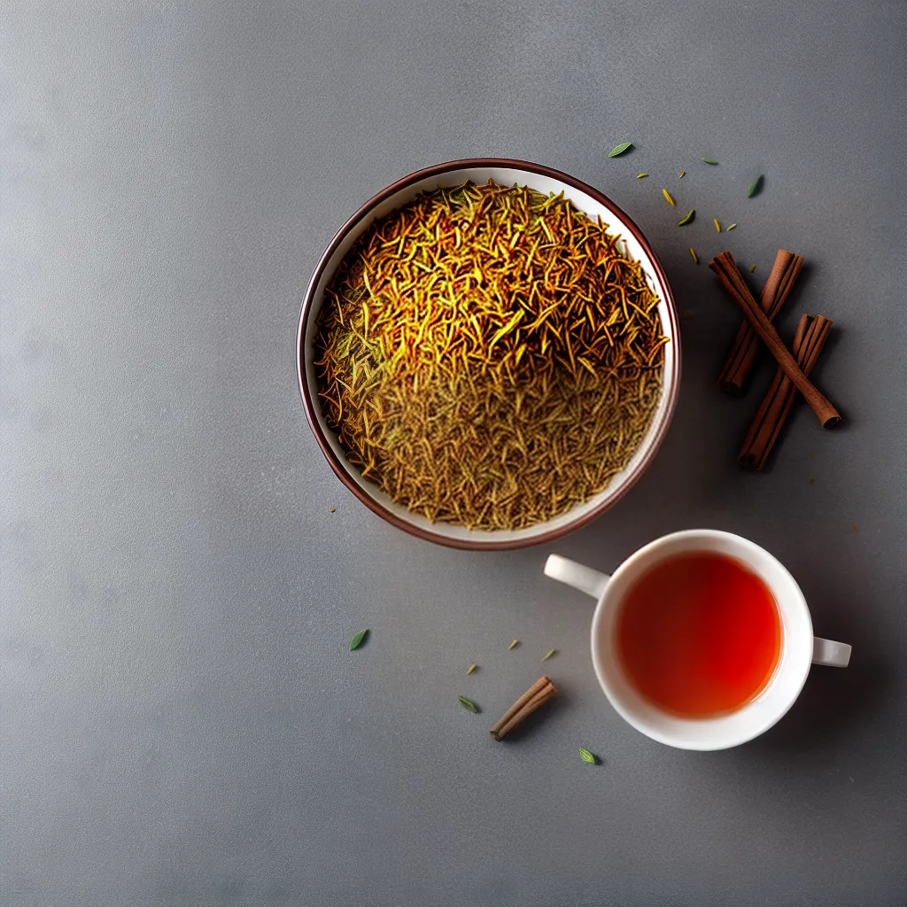 cha rooibos ingredientes aromaticos