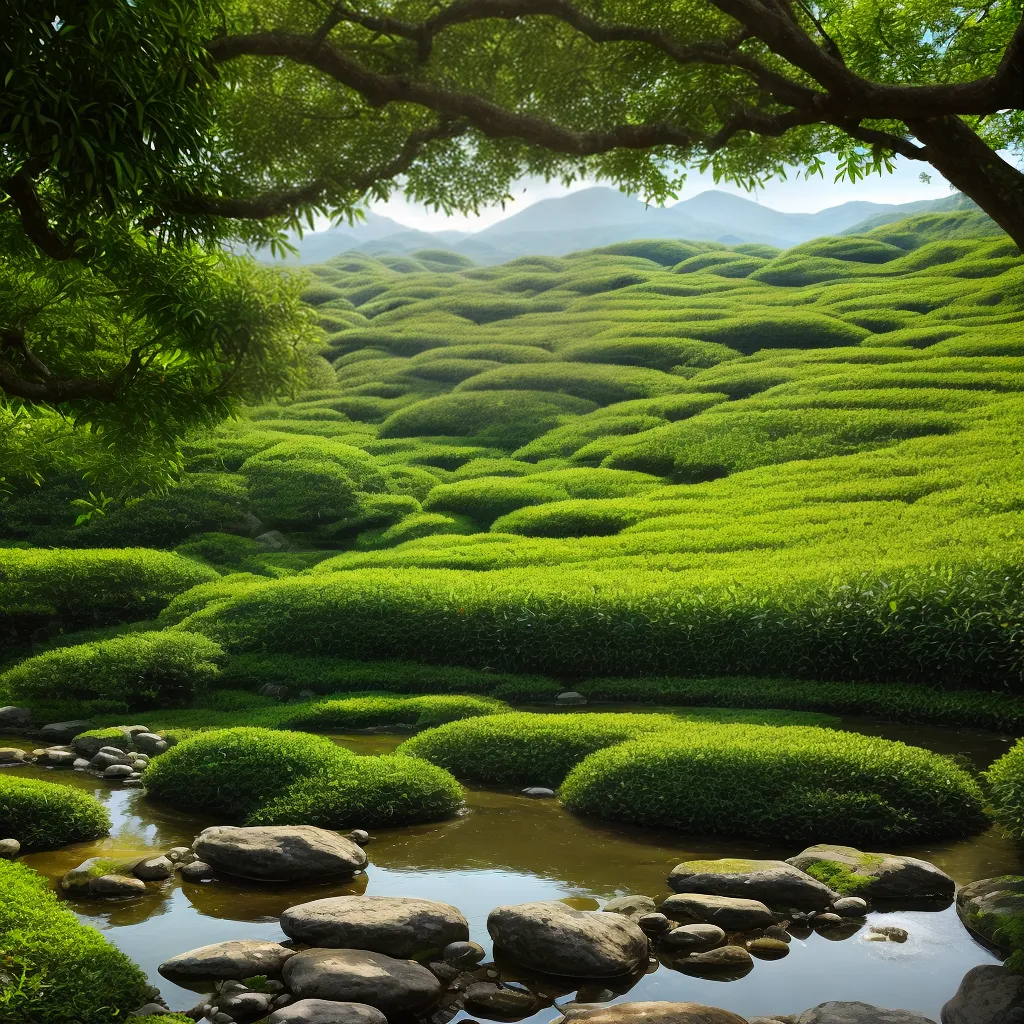 jardim cha cerimonia porcelana tranquilidade