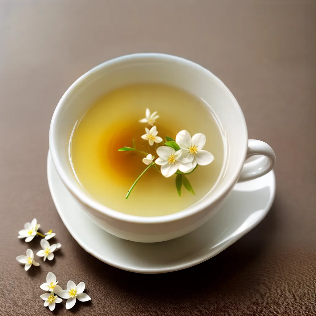 cha jasmim flores sereno saude